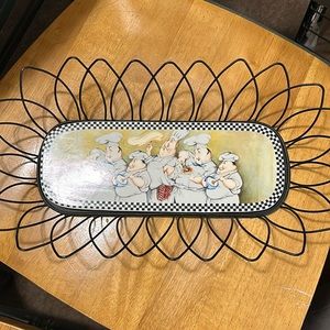 Italian 🧑‍🍳 wire bread basket
